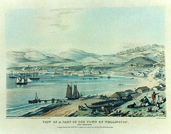 View of a Part of the Town of Wellington, 1844