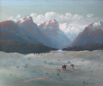 Cattle in a South Island Landscape