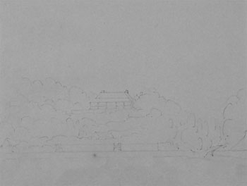Untitled (House with Bush Surround )- Possibly Treaty House