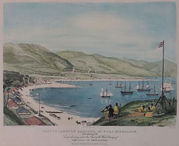 Part of Lambton Harbour, in Port Nicholson, New Zealand, Comprehending about one third of the water frontage of the town of Wel