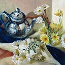 Still Life with Teapot and Flowers