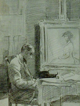 Artist in the Studio, c. 1925
