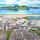 Auckland's International Airport and Puketutu Island