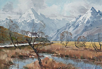 Mt Cook from the Old Road to the Hermitage
