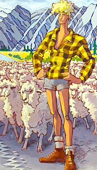 Sheep Farmer, High Country