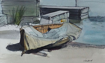 Dinghy on Shore