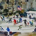 Ice Skaters, New York