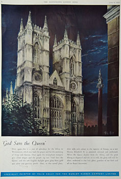 God Save the Queen Advertisement from the Illustrated London News, June 6, 1953
