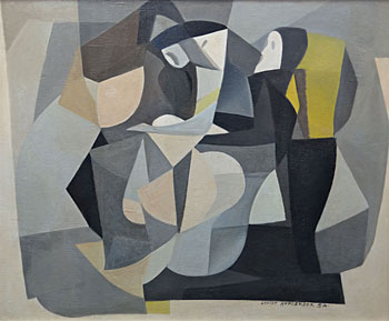 Cubist Woman Composition