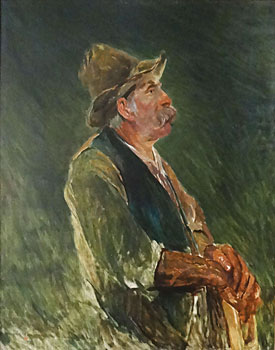 Study of a Miner - also known as Portrait of a Man in Profile