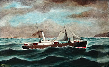 SS Kennedy in Heavy Seas off Terawhiti