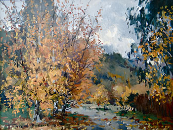 Autumn Birches, Arrow River