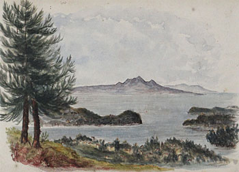Three 19th Century views of Waitemata Harbour, Auckland