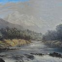 Haast River and Mountains