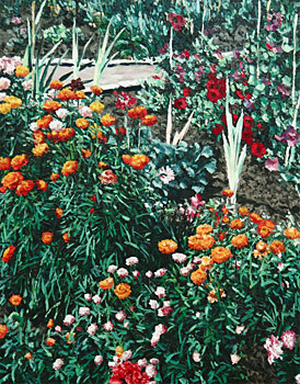 Untitled Garden Painting 8/8/88