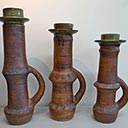 Studio Pottery Handle Vases (3)