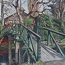 Footbridge over the Avon, Christchurch, circa 1950s