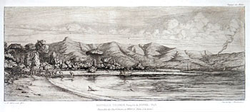 Nouvelle - Zeland, Presqu'ile de Bank, 1845