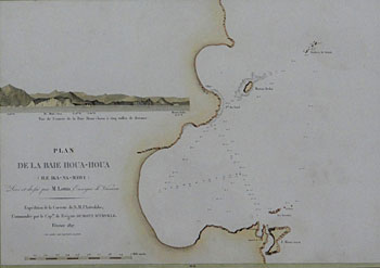 Plan de la Baie Houa-Houa (Ile Ika-Na-Mawi)