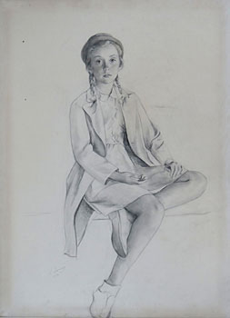 Untitled - Seated Girl