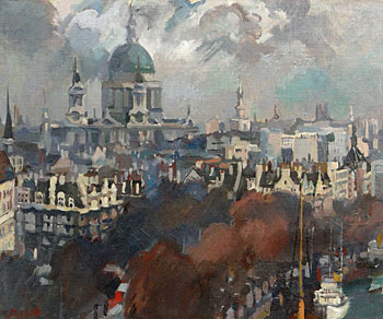 View of St Paul's, London