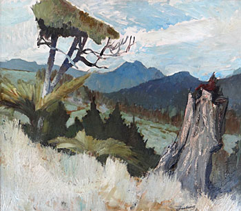 Landscape with Burnt Stump