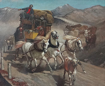 A Stagecoach Scene