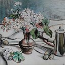 Still Life, Flowers and Fruit