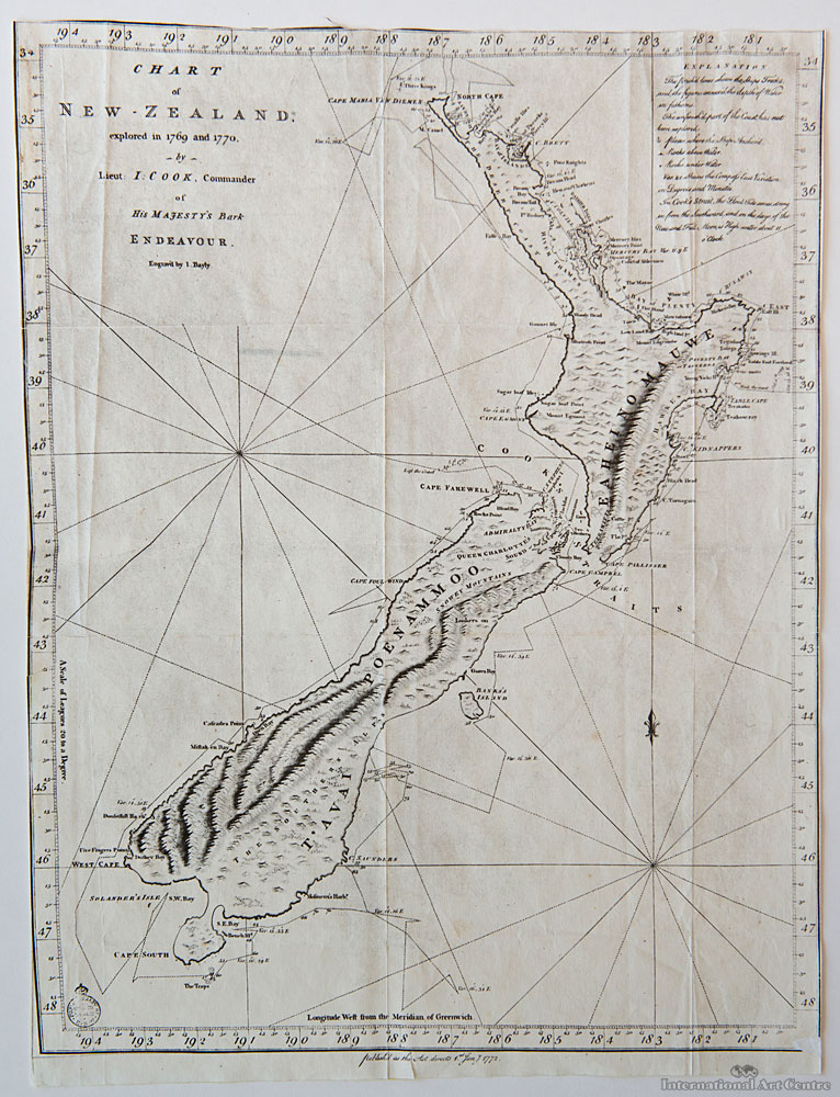 Chart Of New Zealand