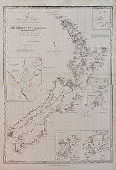 Chart of New Zealand, c. 1879