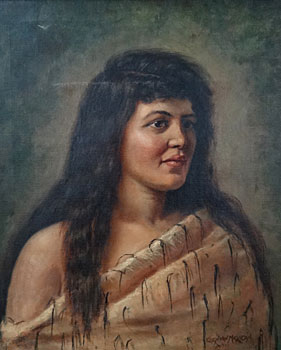 Maori Maiden   