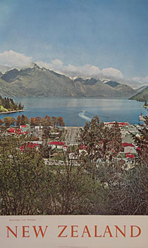 Queenstown, Lake Wakatipu, New Zealand, 1961