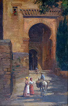A Courtyard, Tangiers