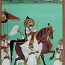 Depiction of Maharana Sangram Singh on Horseback