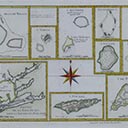 Esquisse de la Baye Dusky, dans la Nouvelle Zeelande. I.Pitcairn. I.de Pasques. I.D'Hervey. I.Sauvage. I.Des Cocos. I.Turtle. I
