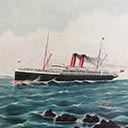 SS Maori Off the Wellington Heads N.Z