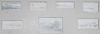 Seven drawings - Coastal Scenes