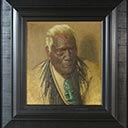 A Chieftain of the Arawa Tribe Wharekauri Tahuna Aged 102, A Noble Relic of a Noble Race,