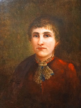 Lady in a Red Dress (Blanche, the Artist's Sister)