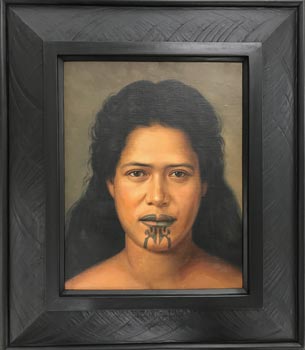 Portrait of a Young Maori Woman