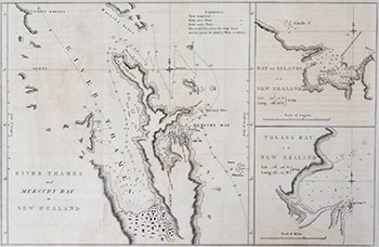 River Thames and Mercury Bay in New Zealand; Bay of Islands in New Zealand; Tolaga Bay in New Zealand, 1773