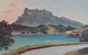 Mt Manaia from Urquharts Bay, Whangarei Heads