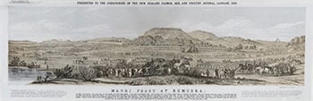 Maori Feast at Remuera, 1844