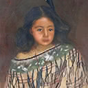 Portrait of a Young Maori Girl
