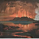 Mt Tarawera in Eruption, June 10, 1886
