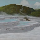 The Hot Water Basins, Rotomahana Terraces