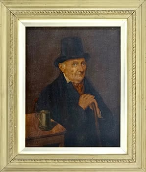 Portrait of A Old Man with Pewter Jug