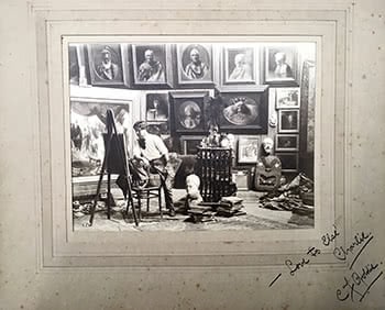 Goldie in his Studio, c. 1908