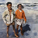 Maori Children, East Coast