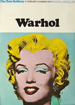 Marilyn Poster, Tate Gallery Exhibition 1971